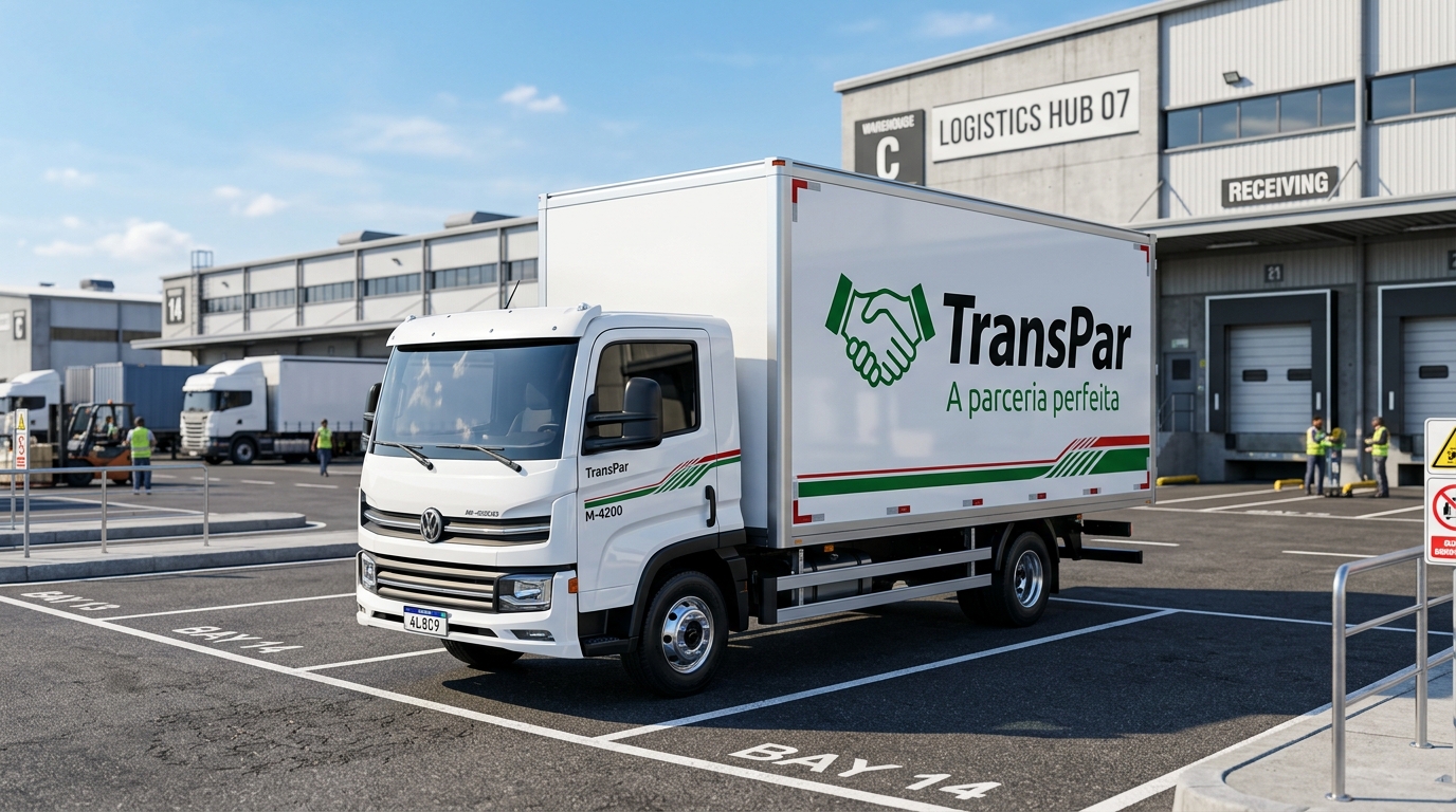 Frota TransPar 3D em Pátio Logístico e Cross-Docking